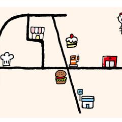 とーーーーっても可愛いて手書き風MAP