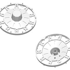 人生ゲームの回転部の部品の３Dデータ作成