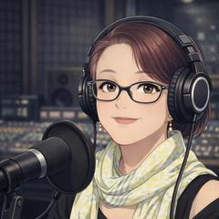 明るい、癒し系ボイスであなたのビジネスを応援します。