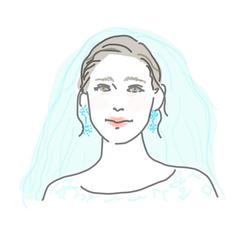 白石聖さん　ウェディングドレス