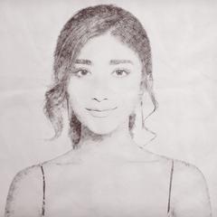 あなたの笑顔をデッサン画(イラスト)にします。
