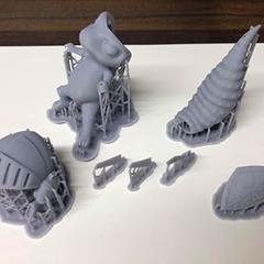 3Dプリンター出力。