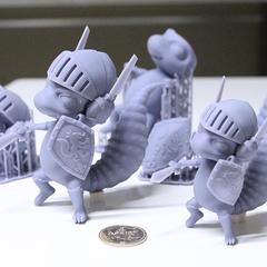 3Dプリンター（光造形）で出力します
