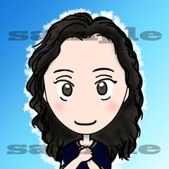 野球ファンの方の似顔絵