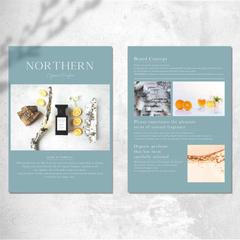 ◆ フライヤーデザイン -北欧風・コスメティック系- ◆
