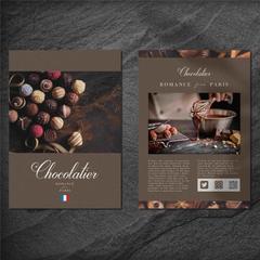 ◆ フライヤーデザイン <レストラン・パティスリー系> ◆