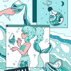 深海の景色