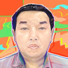 名刺用似顔絵作成