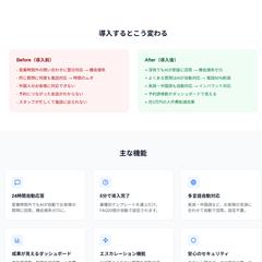 BizChat AI — AIチャットボットSaaS