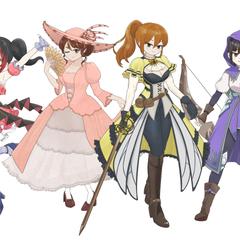 キャラクターデザインイラストサンプル