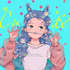 Cute?ブルー