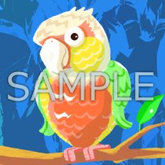 ウロコインコちゃんのイラスト