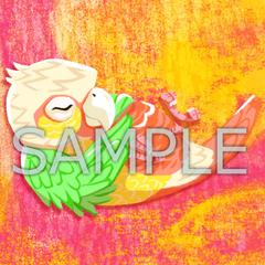 ウロコインコちゃんのイラスト②