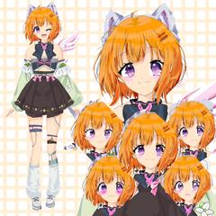 立ち絵＆表情差分サンプル