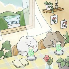 かわいいキャラクターのイラスト