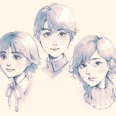女優さんの似顔絵です