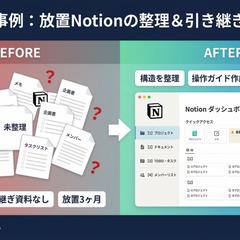 放置Notionの整理＆引き継ぎ事例