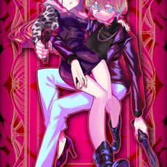 女の子2人のイラスト