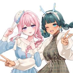 倉田パトラ様　一枚絵