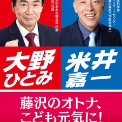 政治家 大野ひとみ様二連ポスター用キャッチコピー