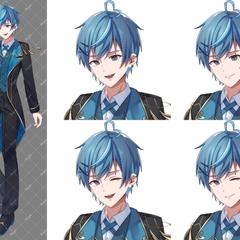 歌い手イメージの男の子立ち絵