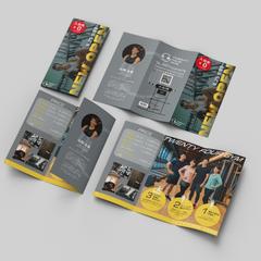 ジムのNEW OPENパンフレット