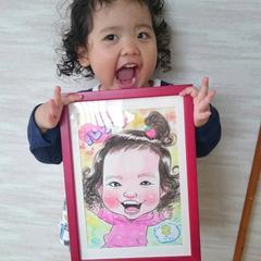お子さまの似顔絵♪