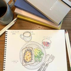 朝食イラスト
