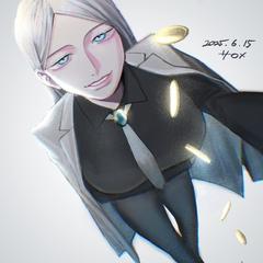 厚塗り女性イラスト