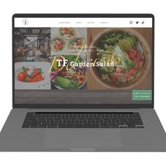 サラダ専門店のWebデザイン