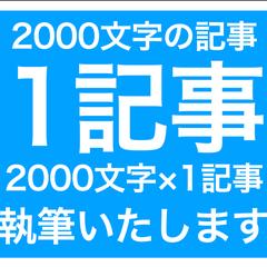 2000文字記事執筆（1,3,5記事）のサービス写真2枚目
