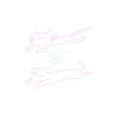 犬と猫のデザイン