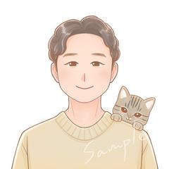 シンプルほんわか似顔絵