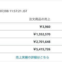 Amazonでの通販事業で月商540万円