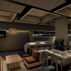 和の要素を加えたダーツバー