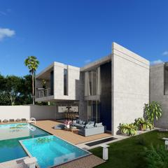 リゾートを感じさせる高級住宅