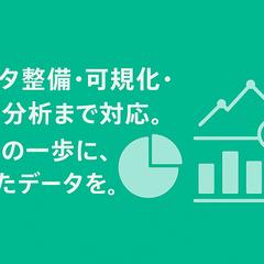 分析前のデータ整備・加工・可視化ならお任せ