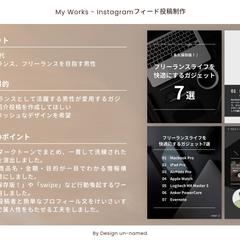 Instagramフィード投稿制作