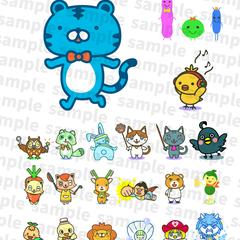 ゆるキャラのサンプル