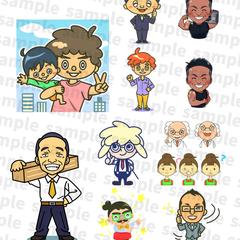 デフォルメ系のサンプル