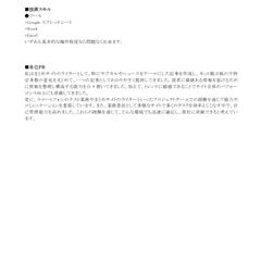 職務経歴書3