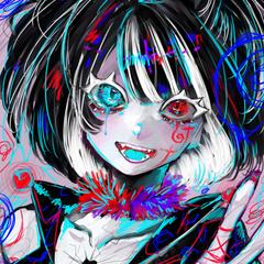 創作イラスト「道化師」
