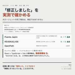 生成AI納品物の受け入れ検証｜3サイトをバンドルから実測