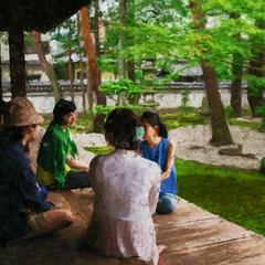 お持ちの写真を、油絵（印象派風）に仕立ててみませんか！