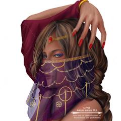 オリエンタルな女性