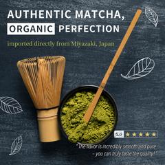 オーガニックの抹茶販売のためのInstagram広告画像