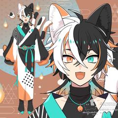 Live2D用パーツ分けイラスト