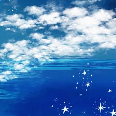 背景　空　サンプル