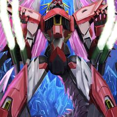 ドラゴンモチーフのロボットイラストの作成