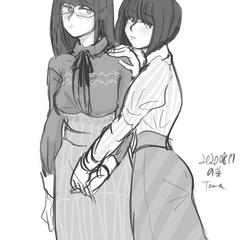 オリジナルキャラ絡み絵